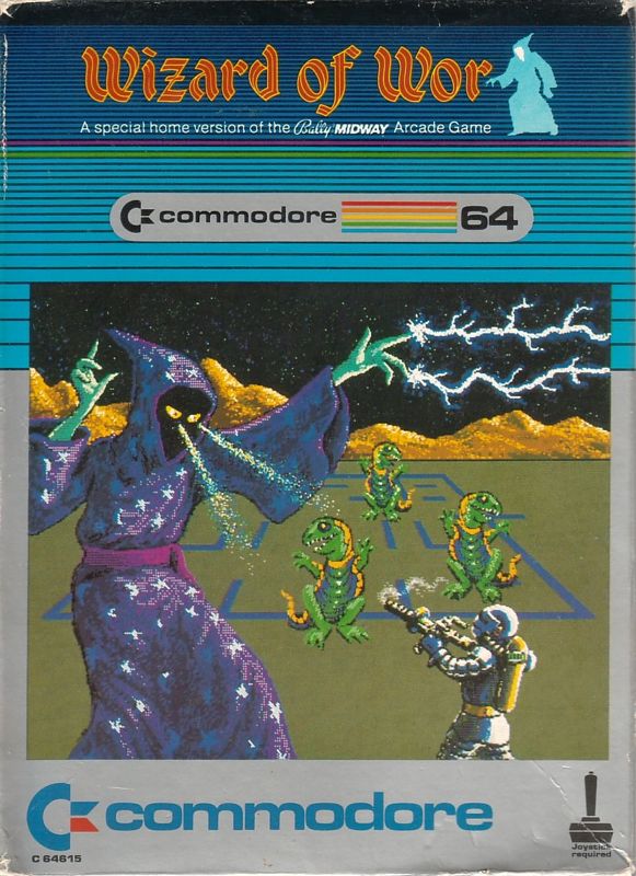 Wizard of Wor box art for Atari 5200